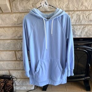 The Warmy Blue Fleece Hoodie Medium